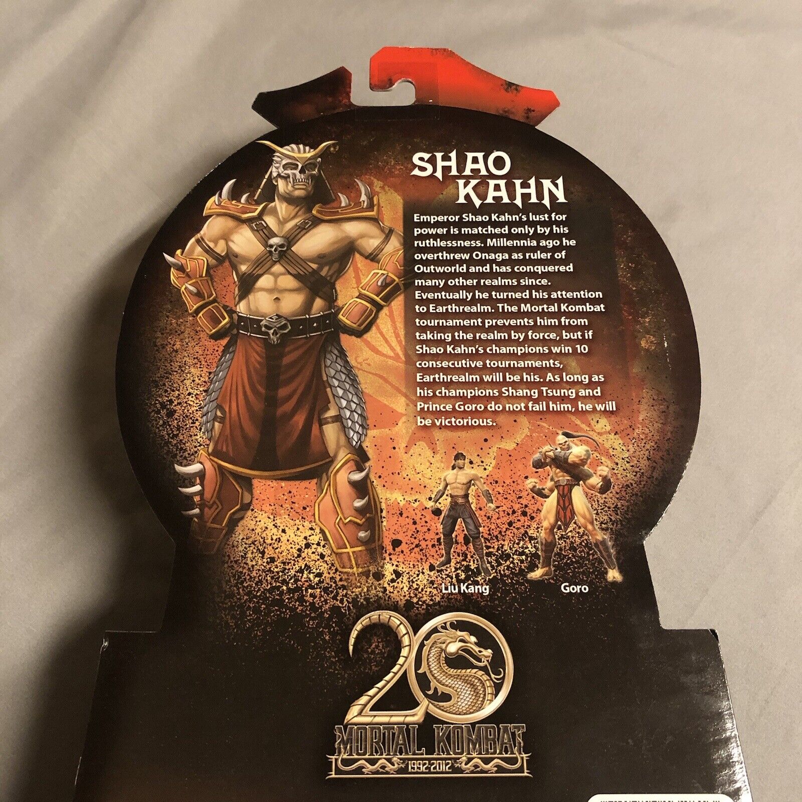 Boneco Action Figure Shao Kahn Resina 20cm Mortal Kombat – Geração Bit Games