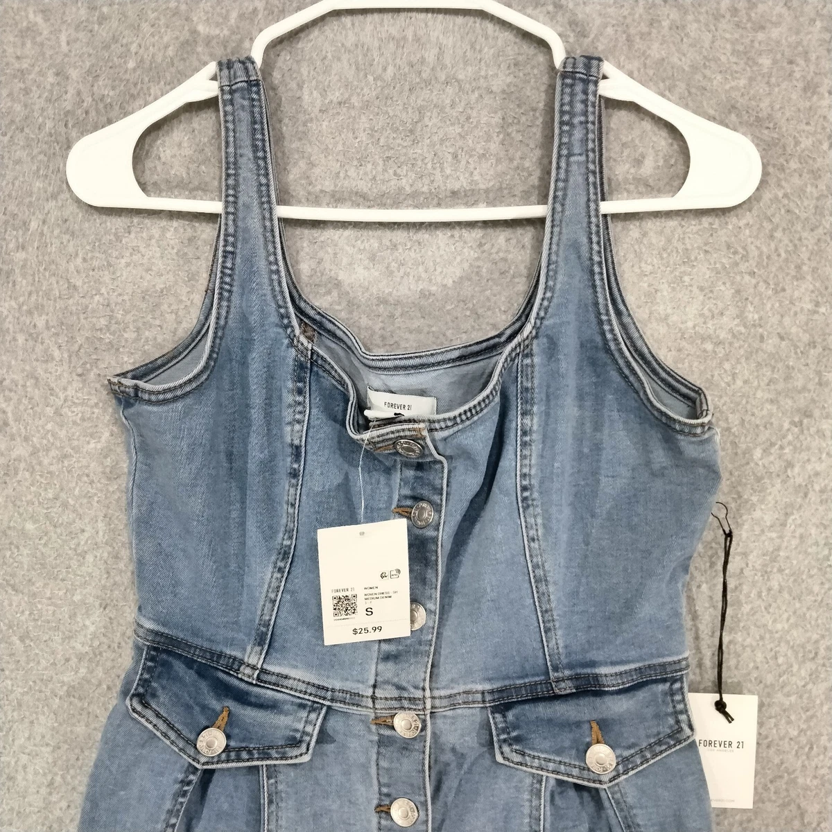 Button down denim dress forever cheap 21