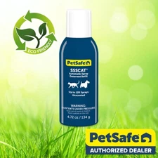 PetSafe Can Spray Refill SSSCat PPD00-17791  Pet Cat Deterrent Up to 120 Sprays