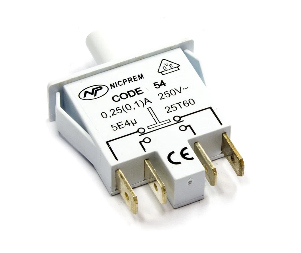 BEKO SMEG Interruttore pulsante porta frigo frigorifero beko - smeg 4 contatti