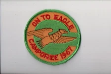 1967 On To Eagle Camporee patch