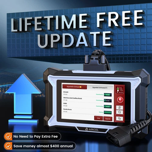 ANCEL DS200 Car Full System OBD Diagnostic Scanner OBD2 Code Reader ABS TPMS DPF - Picture 3 of 17