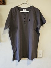 Impact Black Finch Scrub Top Grey Women's Size XL