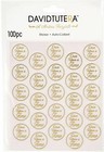 300 David Tutera Once Upon a Time Clear and Gold Stickers (3 packs of 100)