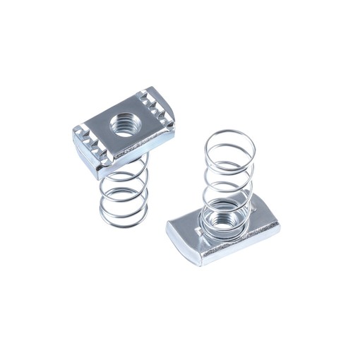 12PCS Strut Channel Nuts 1/4-20 Standard Spring Zinc Plated Unistrut Nut - Picture 9 of 12