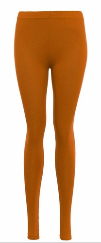 LADIES WOMENS VISCOSE PLAIN STRETCHY SOFT LEGGINGS ELASTICATED WAIST PLUS SIZE - Picture 20 of 22