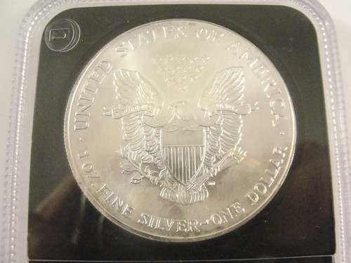 2000 Genuine Uncirculated American 1oz Fine Silver EAGLE. PCS. - Picture 4 of 4