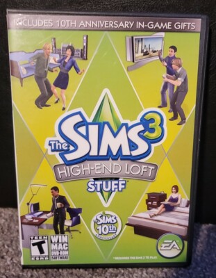 Sims 3: High-End Loft Stuff Pack (Windows/Mac, 2010) - COMPLETE
