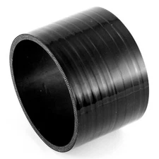 Straight Coupling Silicone Hose 60mm Black Joiner Coupler Connector Pipe