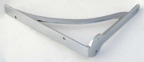 Castelion® Single Chrome Victorian Ironbridge Shelf Bracket – Small Size 8" / 21 - Picture 3 of 4