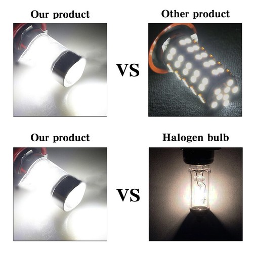 2x H8 H11 100W LED Fog Light Bulbs High Brightness Universal Car External Bulbs - Picture 7 of 8