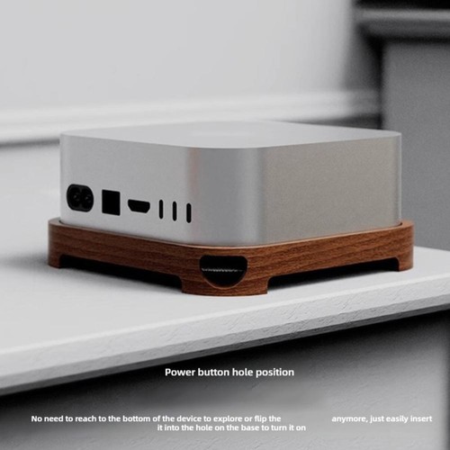 Wood Base For Applemacminim4 Anti Slip Bracket cooling base Accessories. A7 H4V4 - Afbeelding 10 van 15