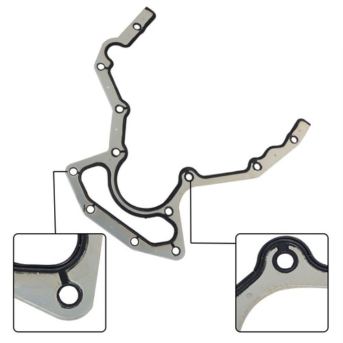 Rear Main Seal Block Cover Gasket Kit For 2003-2016 Chevrolet Express 3500 6.0L - Picture 3 of 9