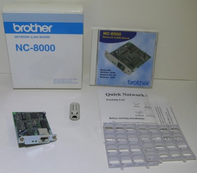 Brother NC-8000 Network LAN Board Card - Print Server RJ45 Printer Accessory