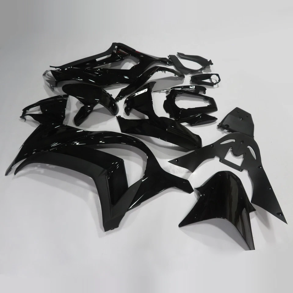 Kit de carenado negro brillante carrocería para Kawasaki Ninja ZX10R 2011-2015 2012 ZX1000 Foto 3 de 4