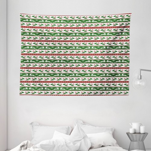 Noel Pattern Tapestry Wall Hanging Form Bedroom Dorm Room Decor 2 Sizes - Picture 15 of 23