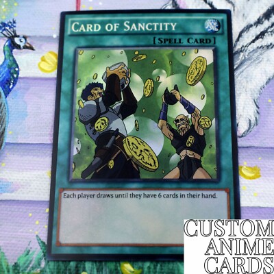 Card of Sanctity DIY ANIME EFFECT HOLO card