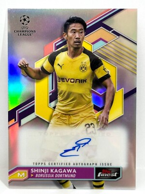 2022-23 Topps Finest UEFA Champion League Dortmund Shinji Kagawa