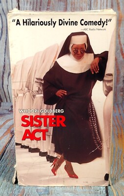 Sister Act (VHS, 1992) Box Torn