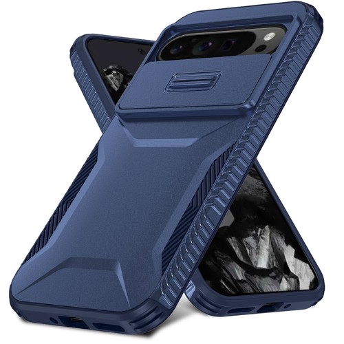 Custodia telefono antiurto per Google Pixel 9 Pro XL 8/7 Pro + cover obiettivo scorrevole - Foto 15 di 21