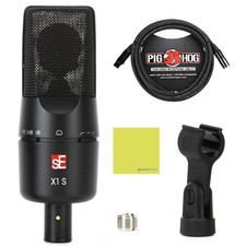 Liquid Audio sE Electronics X1 S Large-Diaphragm Condenser Microphone Bundle ...