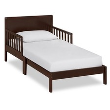 Dream On Me Brookside Toddler Bed, Espresso, Greenguard Gold, JPMA, Safety Rails