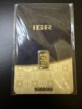 IGR  Fine Gold Bar 1/2 Gram Sealed in Assay