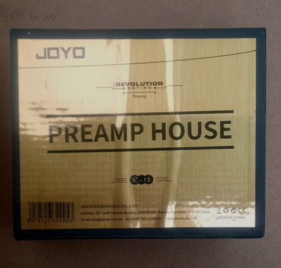 JOYO Preamp House R-15 Digital Preamp Pedal for Electric Guitar