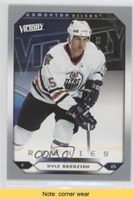 2005-06 Upper Deck Victory Rookies Kyle Brodziak #263 READ 0a1