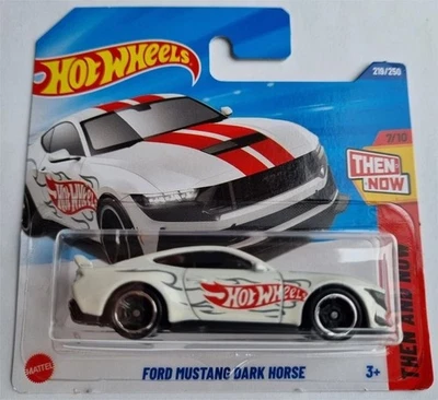 Hot Wheels - Ford Mustang Dark Horse - Weiß - Then and Now 2025 - JBB34 - Bild 1 von 3