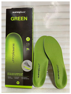 #ad Superfeet green Insoles Professional Grade High Arch Orthotic Insert C.D.F $20.99