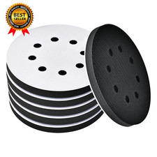 6 Pack 5 Inch 8 Hole Foam Sanding Pads Soft Density Interface Pad Hook 6 Pack 5 Inch 8 Hole Foam Sanding Pads Soft Density Interface Pad Hook