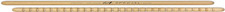 LA Special Rhythm Sticks for Kids   1 Pair, Ribbed  Smooth   8" Long, 0.75" Dia