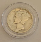 1942 S Mercury Silver Dime - BU In Capsule 90% Silver