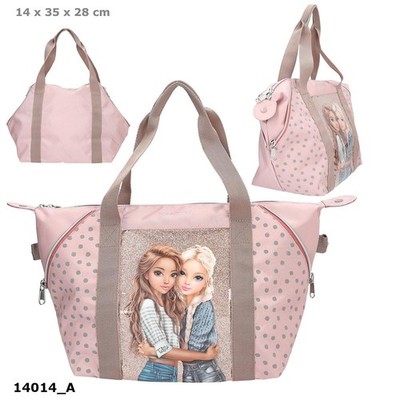 TOPModel Sporttasche DOTS Kinder Mädchen Tasche Sport Schule Glitzer