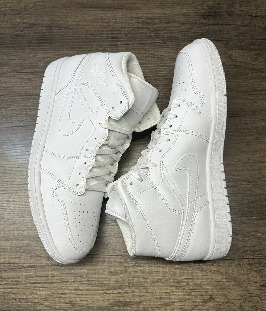Air Jordan 1 Mid Triple White 29cm　新品 Jordan 1 Mid Triple White - огромный выбор по лучшим ценам | eBay