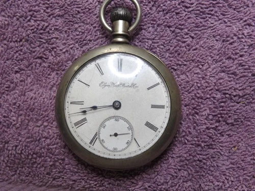 Antique 1888 Elgin Pocket Watch Grade 73 18s 7 Jewels for Parts/Repair