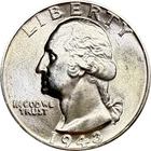 1943 D Washington Silver Quarter Gem BU ***READ DESCRIPTION***