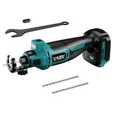 Cordless Drywall Cut-Out Tool for Makita 18V Battery, 3 Speed Adjustable Brus...