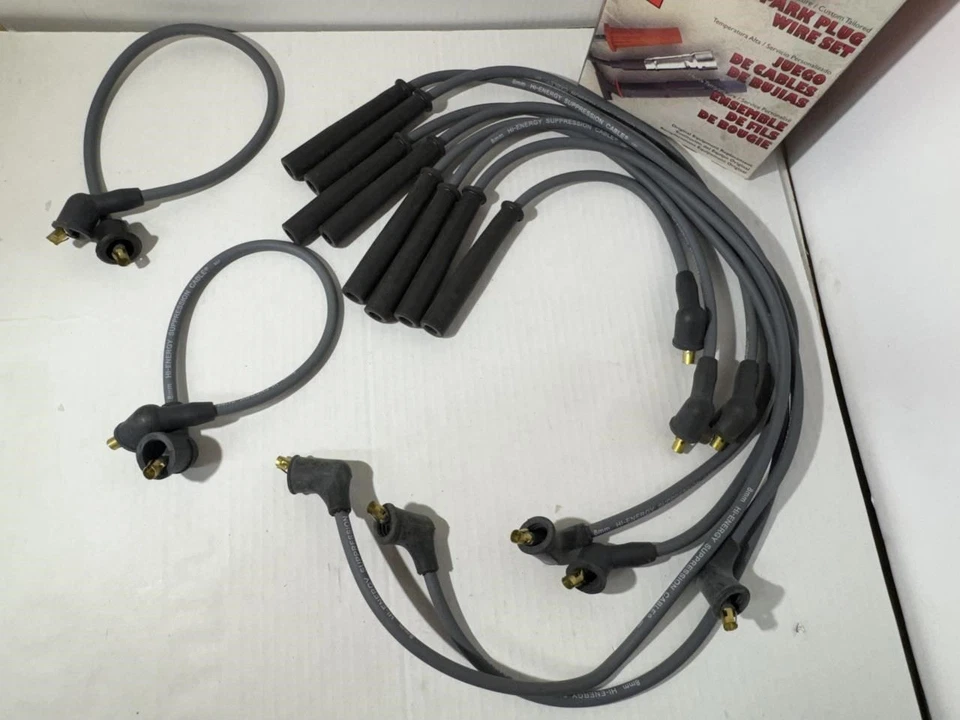 Juego de 10 cables de bujía Federal 4653 86-89 Nissan D21 Pathfinder 2,4 L Foto 2 de 3