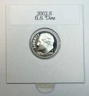 Photo of a 2003-S Roosevelt Dime Proof from an eBay listing that sold on Jul 15, 2026