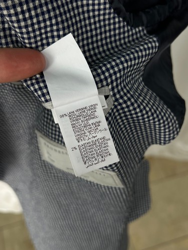 NWT BRUNELLO CUCINELLI Micro-Check Half-Lined 2-Piece Light Wool Suit 40US\50IT - Picture 16 of 17