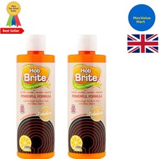 Hob Cleaner Lemon Sherbet 2X250ml -  Antibacterial Cream for All Cookers 21.98 per litre