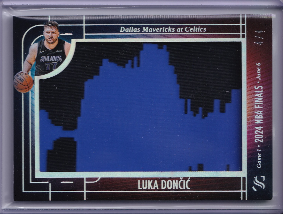2024-25 Panini Silhouette LUKA DONCIC 4/4 Patch (Game 1 Finals