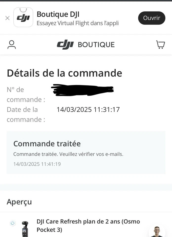 DJI Osmo Pocket 3 4K Caméra Creator Combo - Photo 2/2