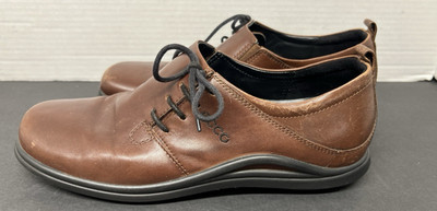 ECCO Light Shock Point Womens Street Side Tie Oxford Shoes Brown EUR 40 US 9