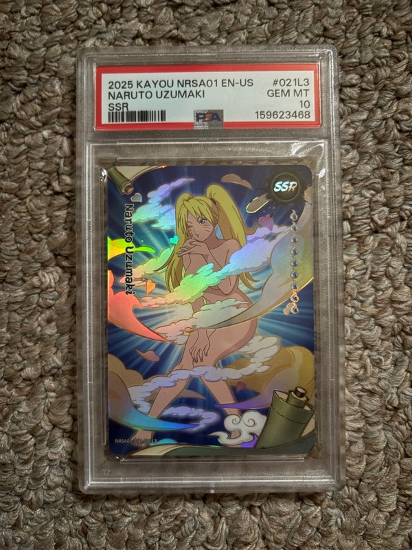 PSA 10 2025 KAYOU NARUTO NRSA01 HEAVEN SCROLL SERIES 1 SSR 021L3 NARUTO UZUMAKI