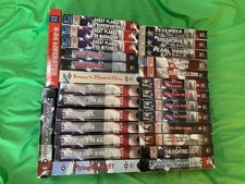 28 WW2 VHS documentary tapes, very good condition, Hunters in the Sky plus more