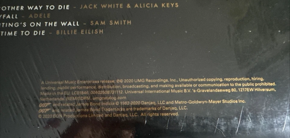 THE Best of BOND.. JAMES BOND Limited Edition 3 Gold LP Vinyl Records No 007 New - Image 4 of 4