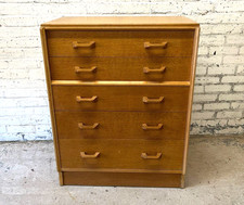 Mid Century G Plan Brandon E Gomme Oak Chest of Drawers (Can Deliver)